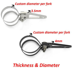 Motorcycle Universal Headlight Brackets Custom Lights Holder Support - VirtuousWares:Global