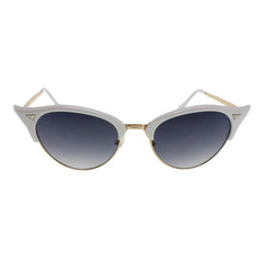 MQ Elsie Sunglasses in White / Smoke - VirtuousWares:Global