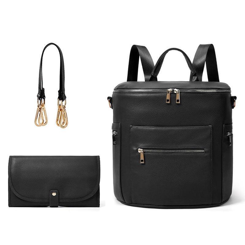 Multi-functional Fashion PU Mommy Bag Suit For Outing - VirtuousWares:Global