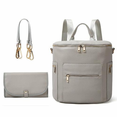 Multi-functional Fashion PU Mommy Bag Suit For Outing - VirtuousWares:Global