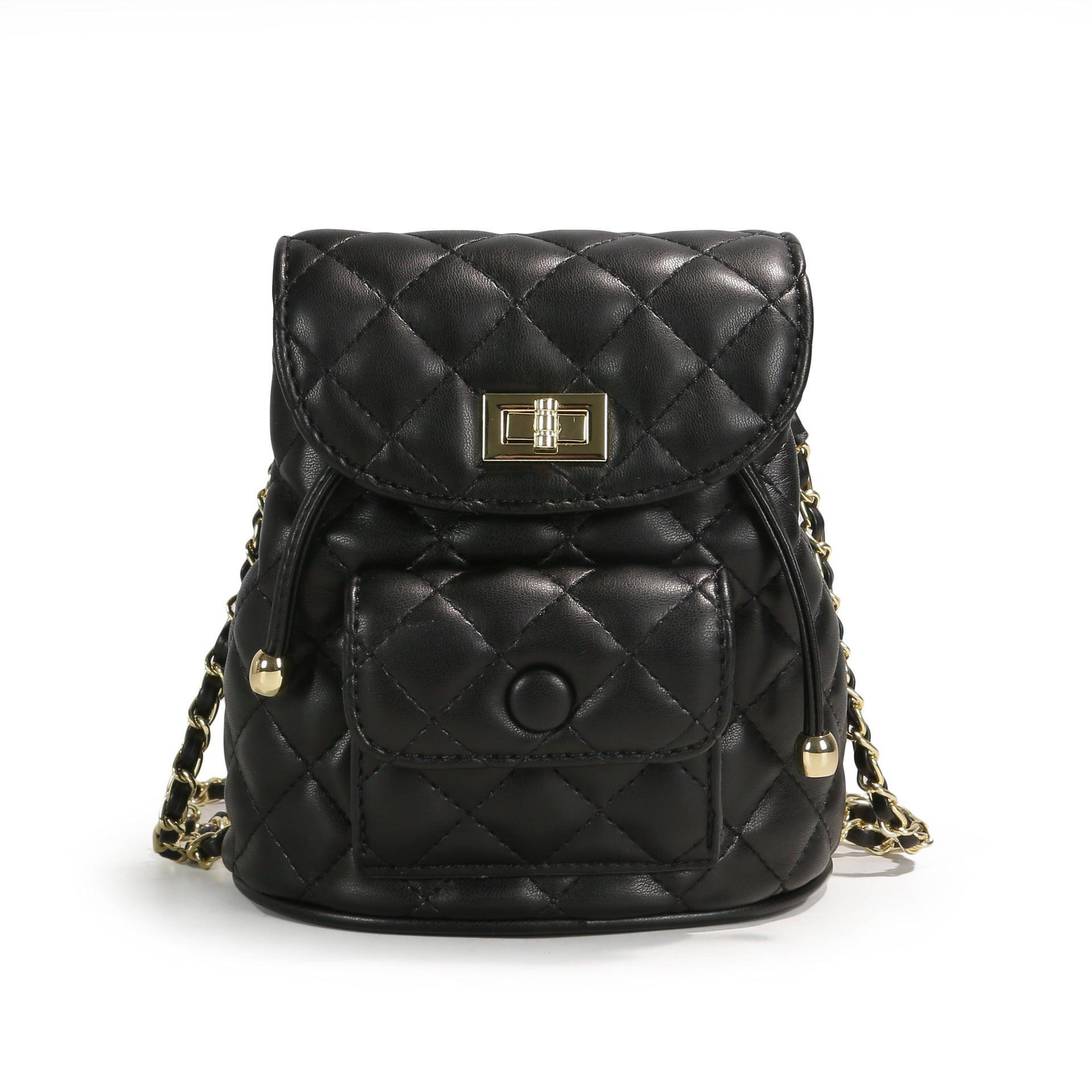Multi-purpose Small Chain Backpack For Young Ladies - VirtuousWares:Global