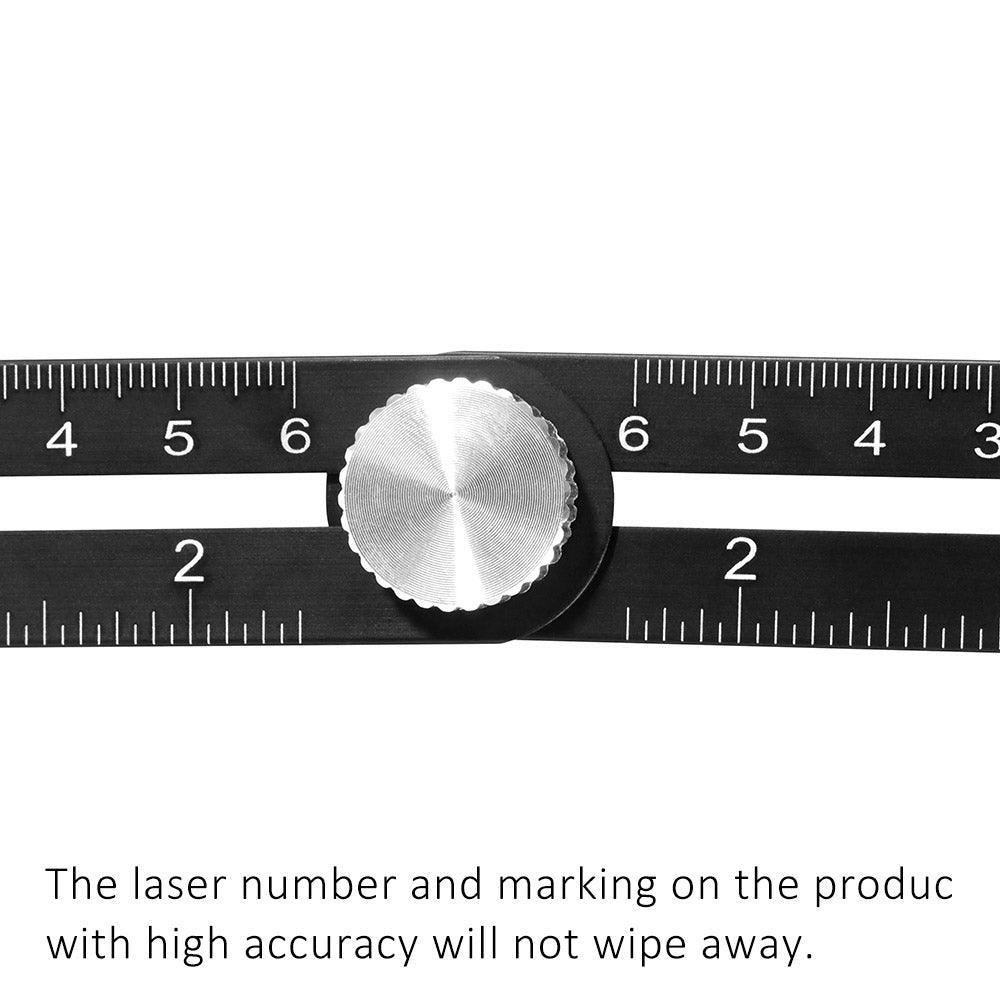 Multi Template 6 Folding Rulers Measuring Tool - VirtuousWares:Global