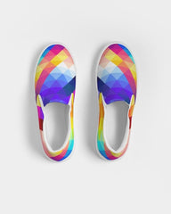 Multicolor Canvas Slip On Women's Sneaker - VirtuousWares:Global