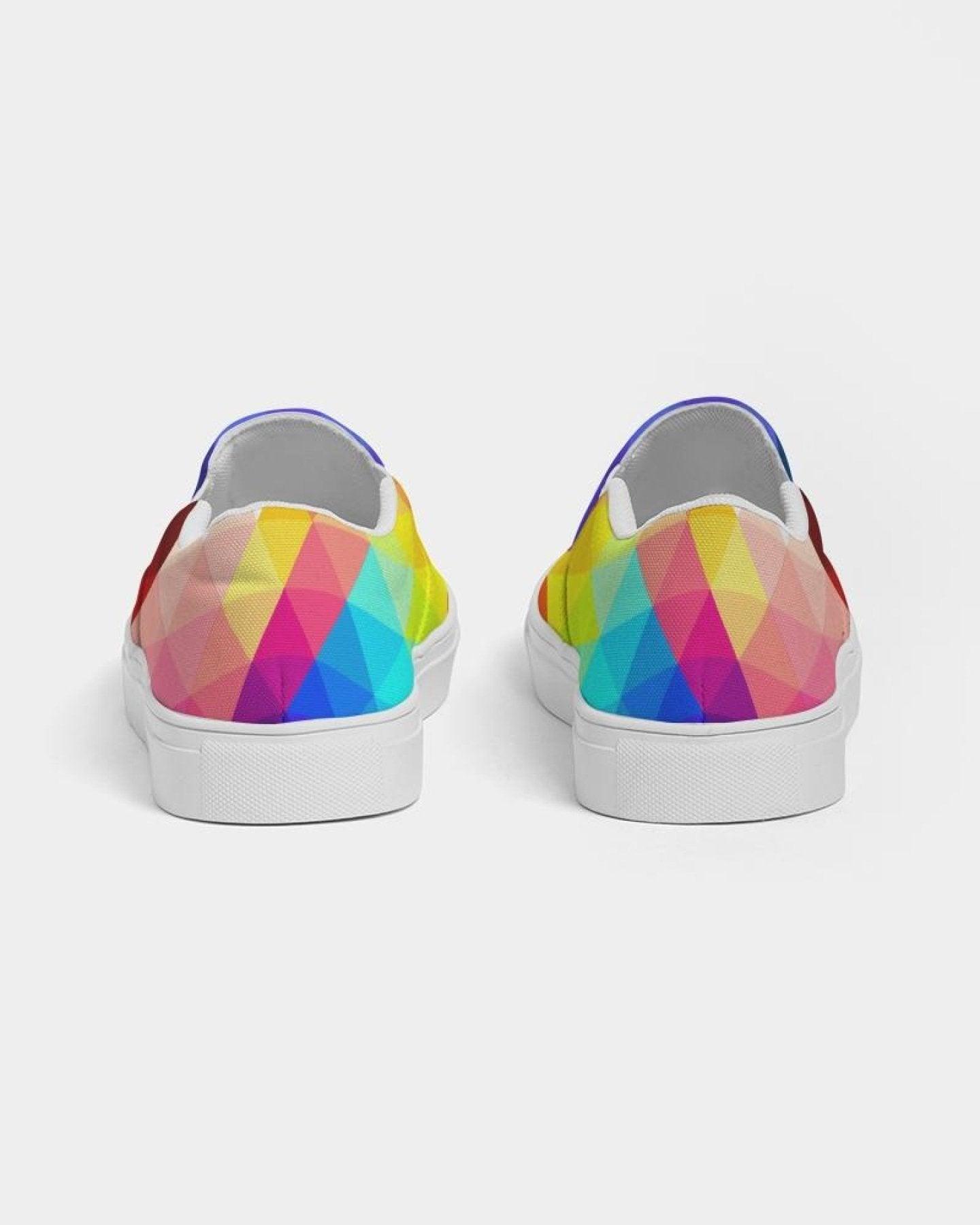 Multicolor Canvas Slip On Women's Sneaker - VirtuousWares:Global