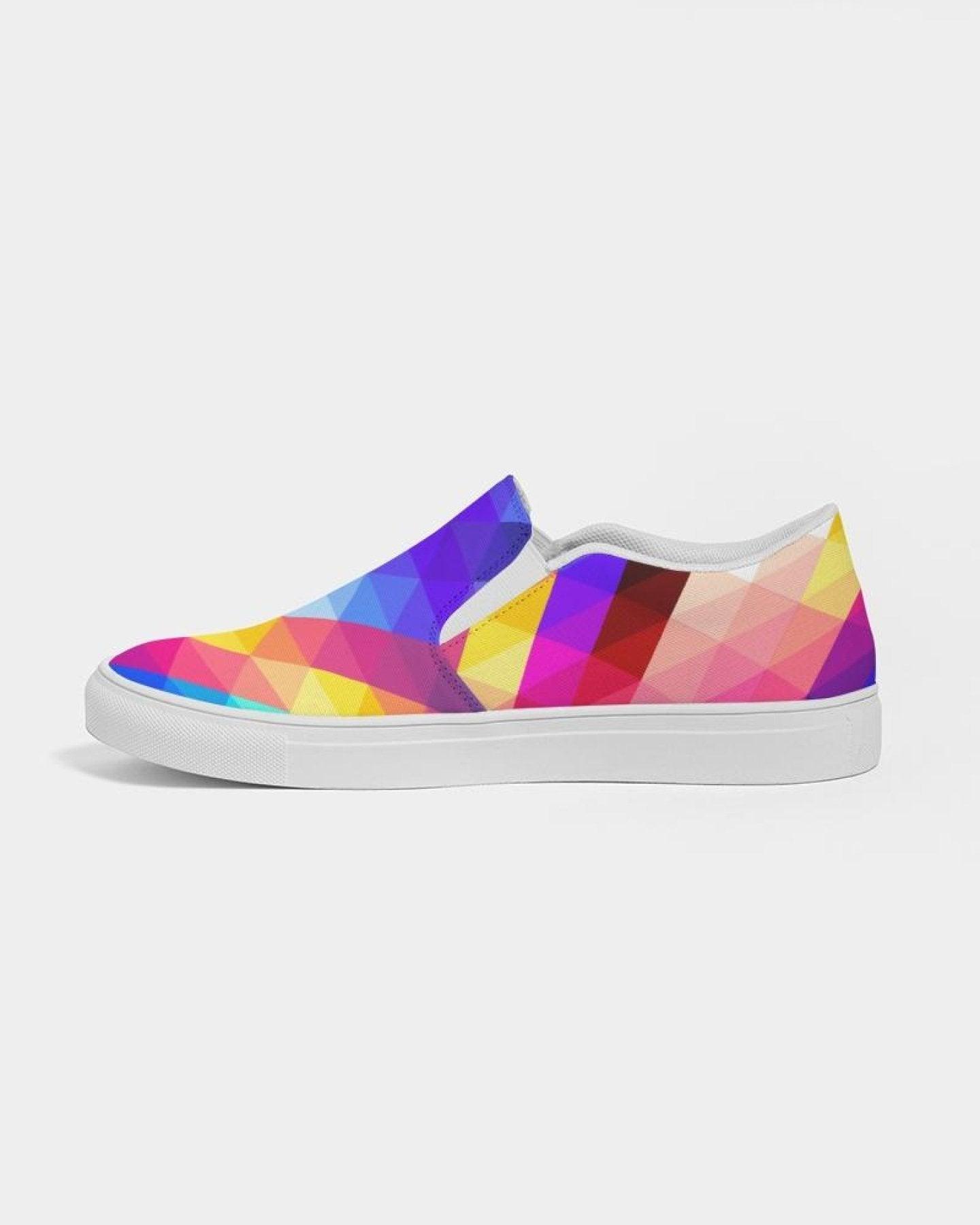 Multicolor Canvas Slip On Women's Sneaker - VirtuousWares:Global