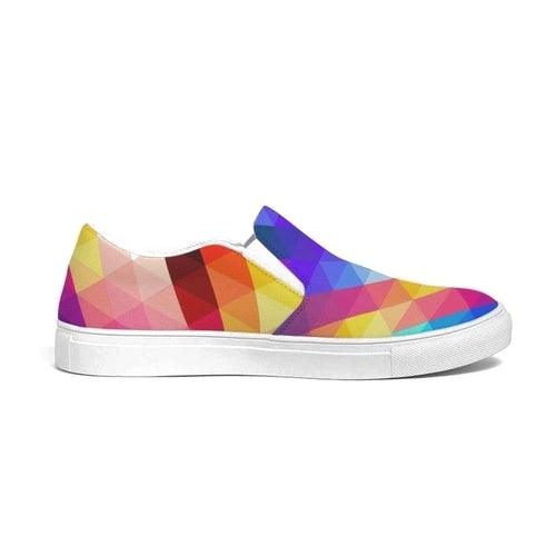 Multicolor Canvas Slip On Women's Sneaker - VirtuousWares:Global