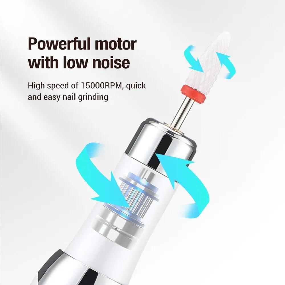 Multifunctional Electric Nail Beauty Instrument Household Small - VirtuousWares:Global
