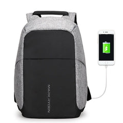 Multifunctional Leisure Backpack With Usb Charging Port - VirtuousWares:Global