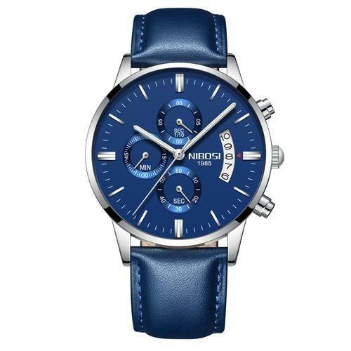 Multifunctional Men's Quartz Watch With Stainless Steel Band - VirtuousWares:Global
