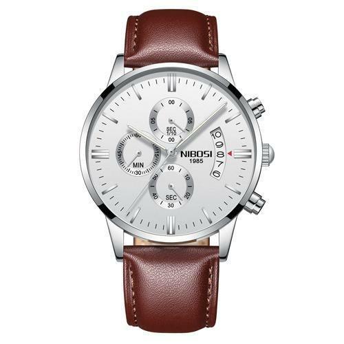 Multifunctional Men's Quartz Watch With Stainless Steel Band - VirtuousWares:Global