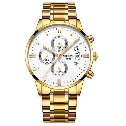 Multifunctional Men's Quartz Watch With Stainless Steel Band - VirtuousWares:Global