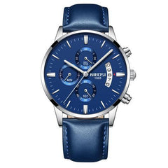 Multifunctional Men's Quartz Watch With Stainless Steel Band - VirtuousWares:Global