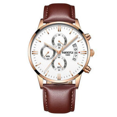Multifunctional Men's Quartz Watch With Stainless Steel Band - VirtuousWares:Global