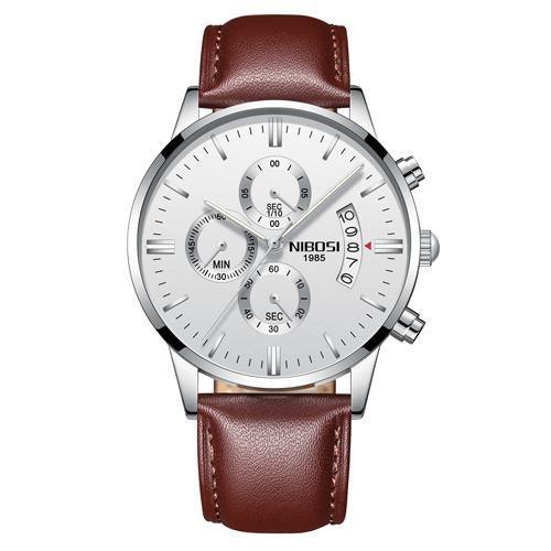 Multifunctional Men's Quartz Watch With Stainless Steel Band - VirtuousWares:Global