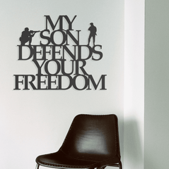 My Son Defends - Metal Wall Art - VirtuousWares:Global