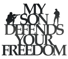 My Son Defends - Metal Wall Art - VirtuousWares:Global