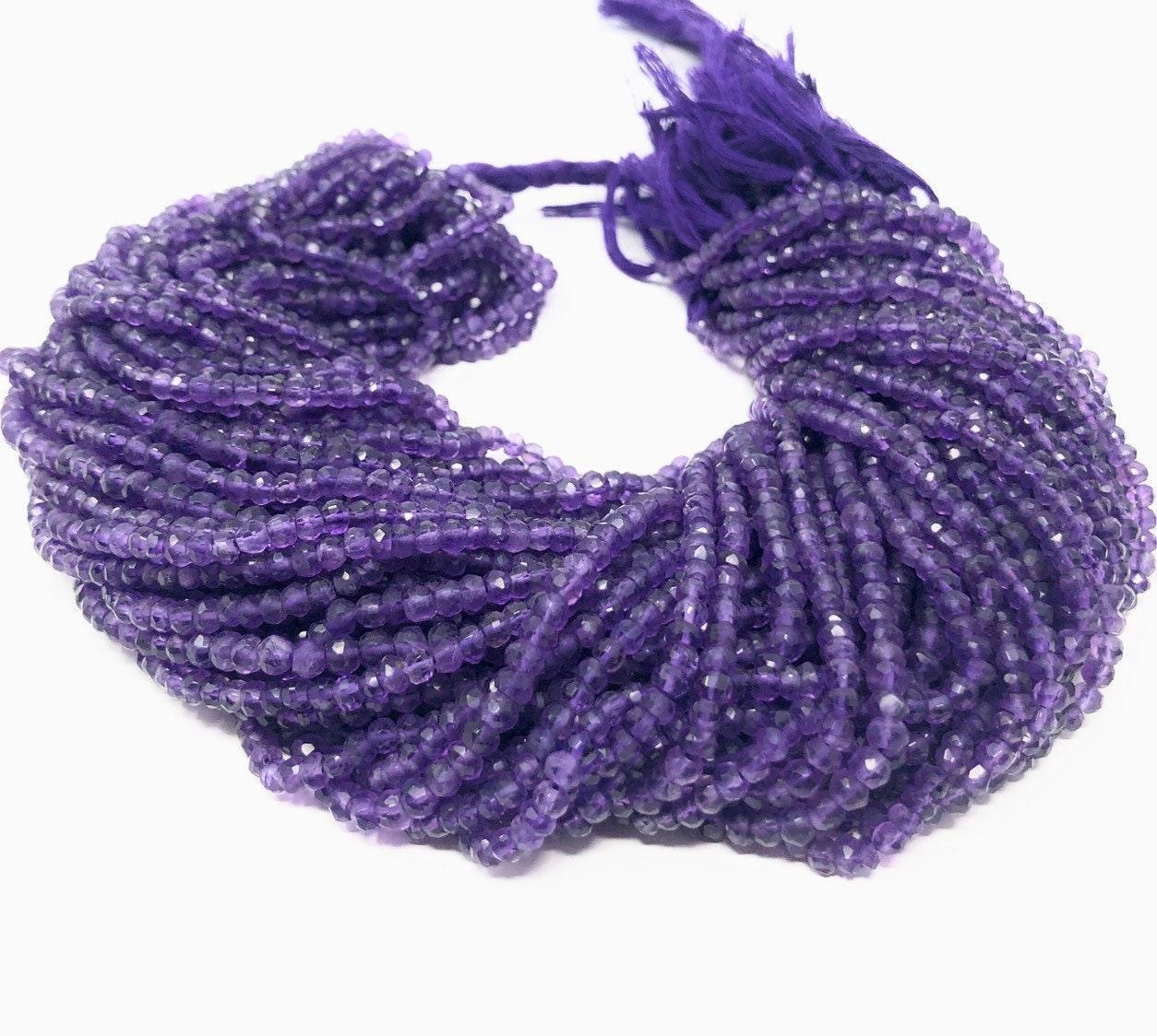 Natural Amethyst Beads, Jewelry Making Supplies, Wholesale Beads, - VirtuousWares:Global