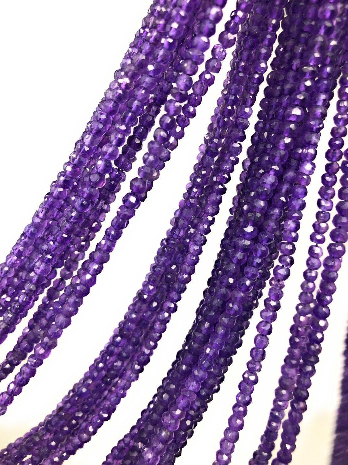 Natural Amethyst Beads, Jewelry Making Supplies, Wholesale Beads, - VirtuousWares:Global