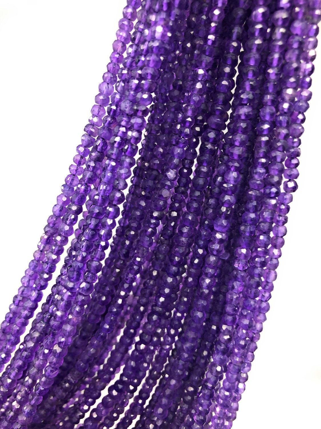 Natural Amethyst Beads, Jewelry Making Supplies, Wholesale Beads, - VirtuousWares:Global