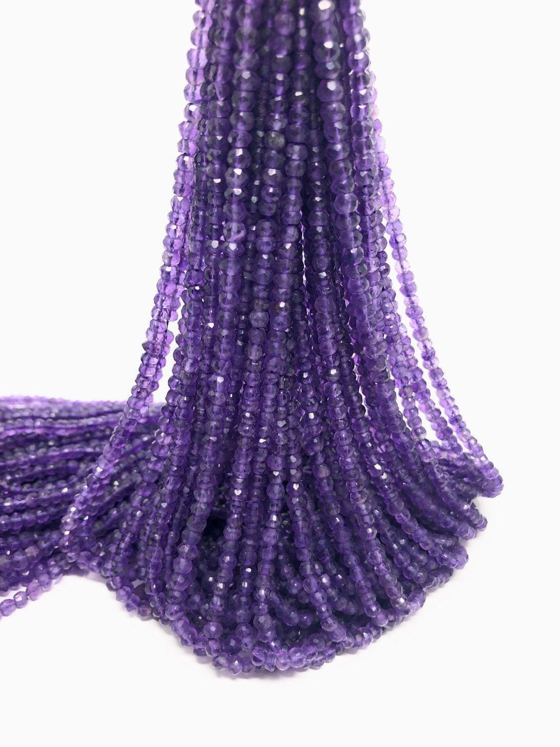 Natural Amethyst Beads, Jewelry Making Supplies, Wholesale Beads, - VirtuousWares:Global