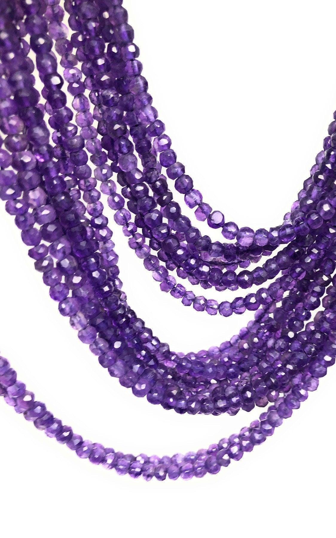 Natural Amethyst Beads, Jewelry Making Supplies, Wholesale Beads, - VirtuousWares:Global