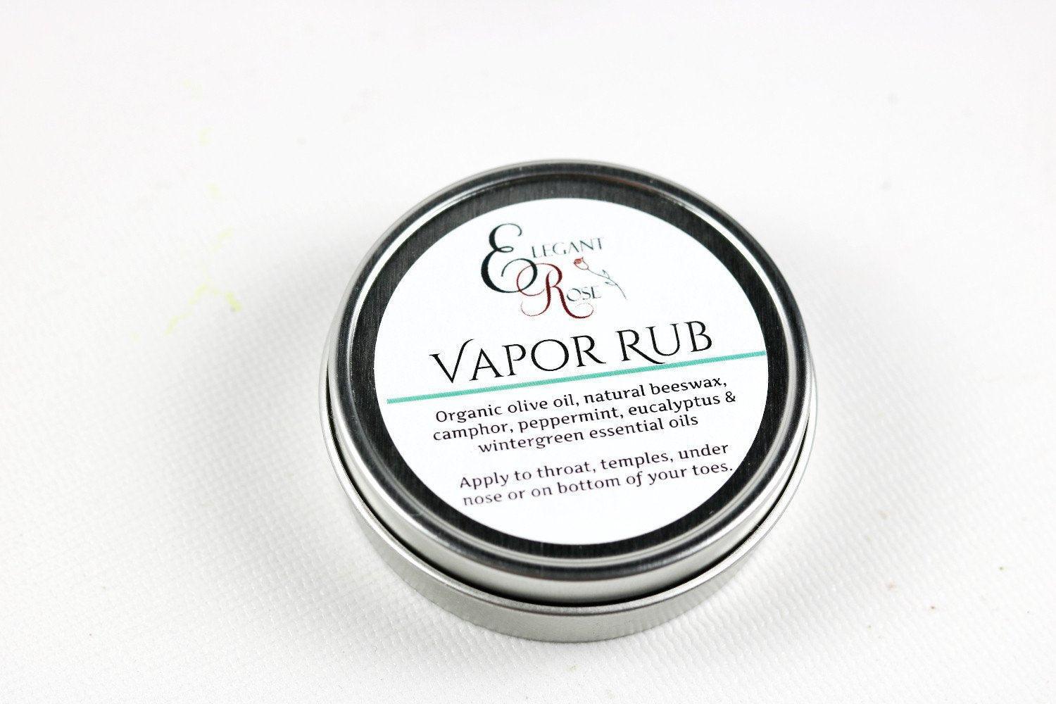 Natural Vapor Rub, Natural Decongestant, Essential - VirtuousWares:Global