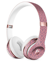 Navy Cells Over Coral 2 Full-Body Skin Kit for the Beats by Dre Solo - VirtuousWares:Global