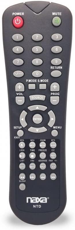 NAXA Original Replacement Remote Control for Naxa NT and NTD Model 12 - VirtuousWares:Global