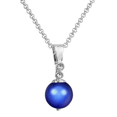 Necklace - Dark Blue Pearl - VirtuousWares:Global