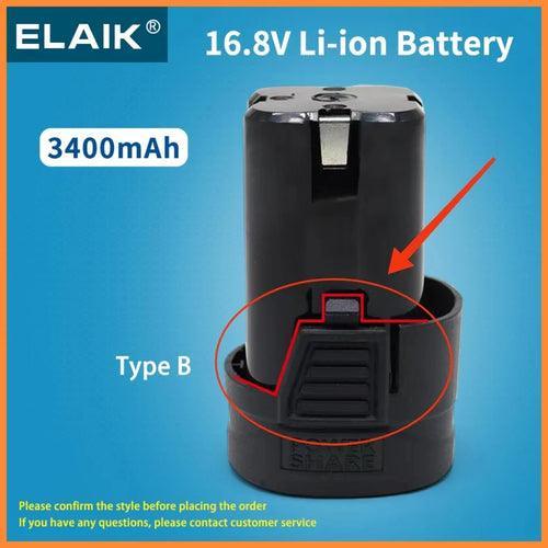 New 16.8v 3400mAh Universal Rechargeable Lithium Battery For Power - VirtuousWares:Global