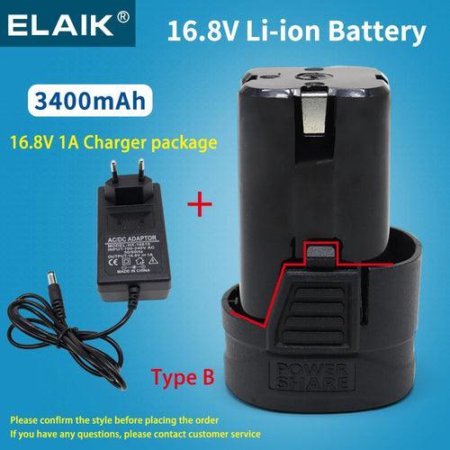 New 16.8v 3400mAh Universal Rechargeable Lithium Battery For Power - VirtuousWares:Global