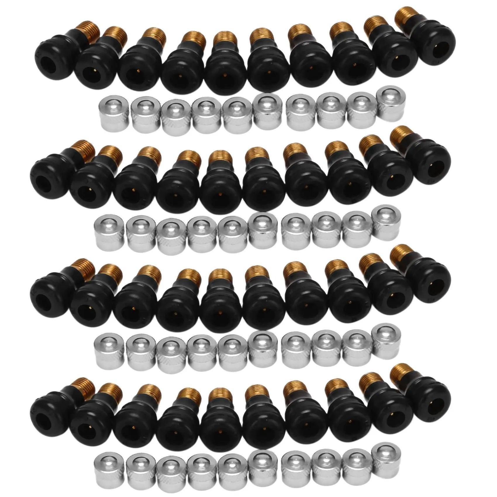 New 40Pcs Electric Scooter Tubeless Tire Vacuum Valve Wheel Gas Valve - VirtuousWares:Global