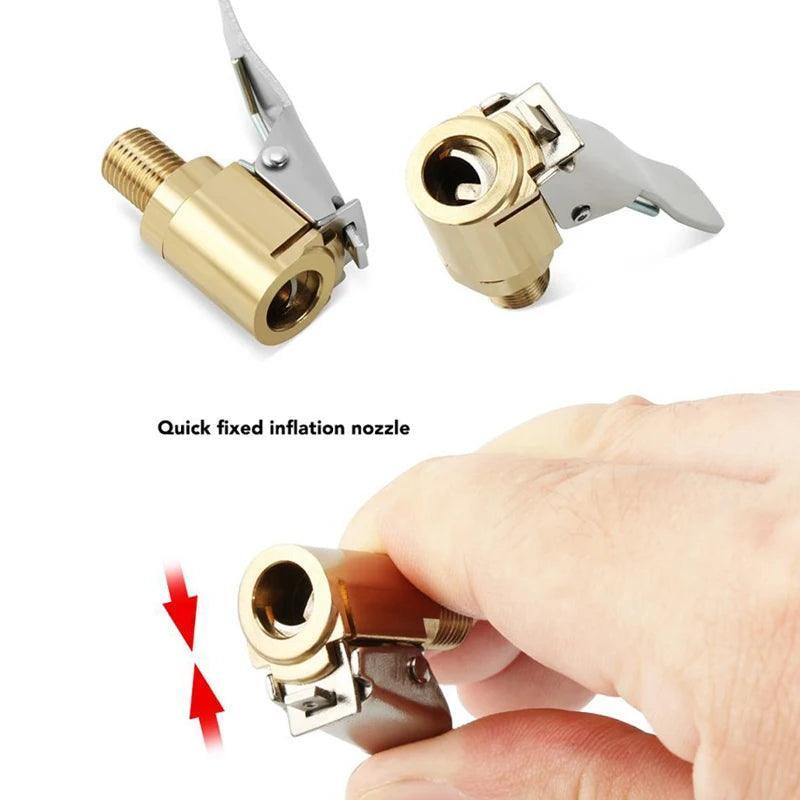 New Advanced Car Tire Air Chuck Inflator Pump Valve Connector Clip-on - VirtuousWares:Global