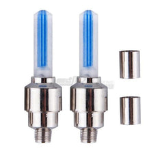 New Arrival 2 x LED Lamp Flash Tyre Wheel Valve - VirtuousWares:Global