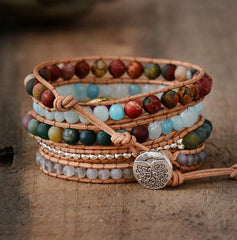 New Bracelets for Women Natural Stones Drusy Charm - VirtuousWares:Global