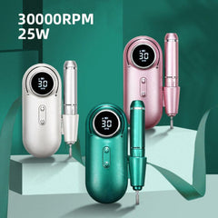 New Design Nail Drill 30000RPM Electric Sander Equipment HD Display - VirtuousWares:Global