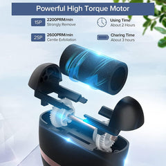 NEW Electric Foot File Rechargeable Waterproof Hard Skin Remover Foot - VirtuousWares:Global