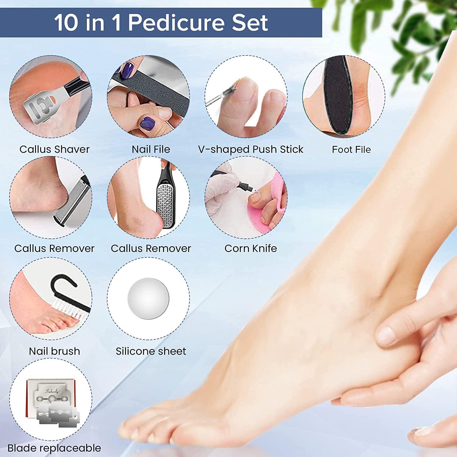 NEW Electric Foot File Rechargeable Waterproof Hard Skin Remover Foot - VirtuousWares:Global