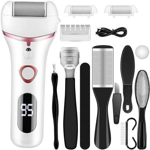 NEW Electric Foot File Rechargeable Waterproof Hard Skin Remover Foot - VirtuousWares:Global