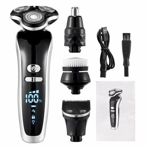 New Electric Shaver For Men 4D Electric Beard Trimmer USB - VirtuousWares:Global