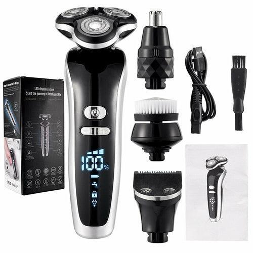 New Electric Shaver For Men 4D Electric Beard Trimmer USB - VirtuousWares:Global