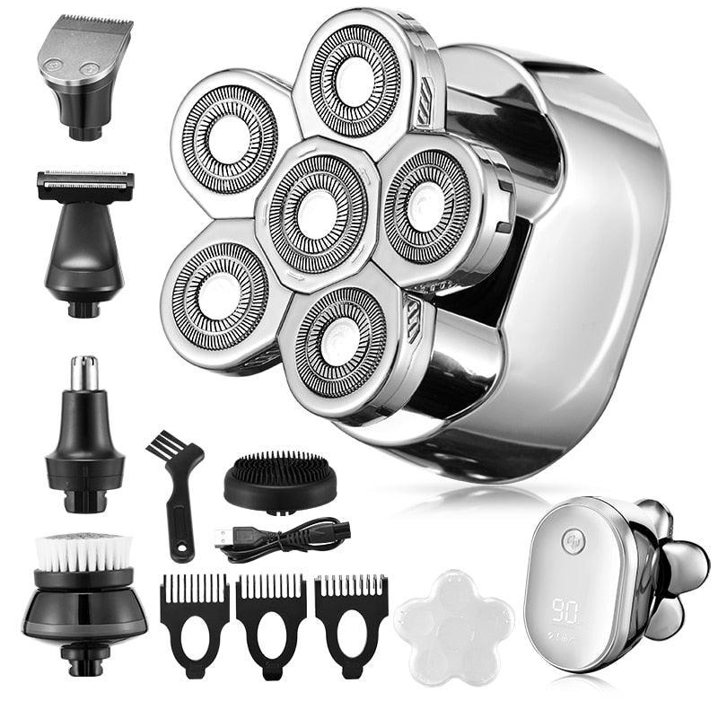 New LCD Display Wet Dry Men Electric Shaver Hair Trimmer - VirtuousWares:Global