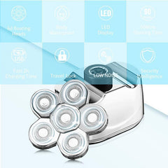New LCD Display Wet Dry Men Electric Shaver Hair Trimmer - VirtuousWares:Global