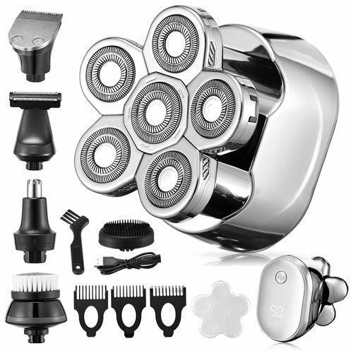 New LCD Display Wet Dry Men Electric Shaver Hair Trimmer - VirtuousWares:Global