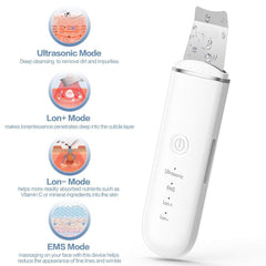 New Ultrasonic Ion Face Cleansing Skin Scrubber Peeling Shovel EMS - VirtuousWares:Global