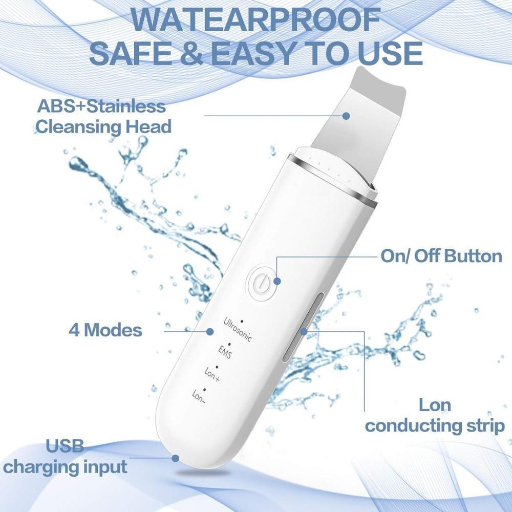 New Ultrasonic Ion Face Cleansing Skin Scrubber Peeling Shovel EMS - VirtuousWares:Global