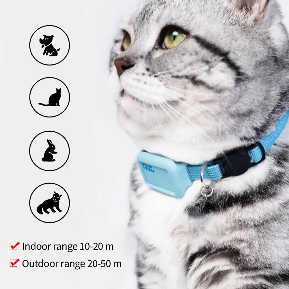 New Waterproof Pet GPS Bluetooth Locator Anti-lost Collar Dog Cat - VirtuousWares:Global