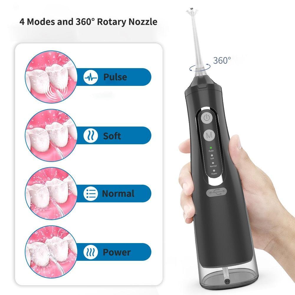 Newest Portable Oral Irrigator USB Charging Electric Dental Water Jet - VirtuousWares:Global