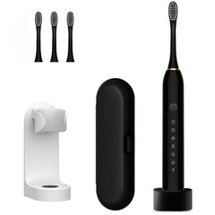 Newest Ultrasonic Electric Toothbrush Rechargeable USB with Base - VirtuousWares:Global
