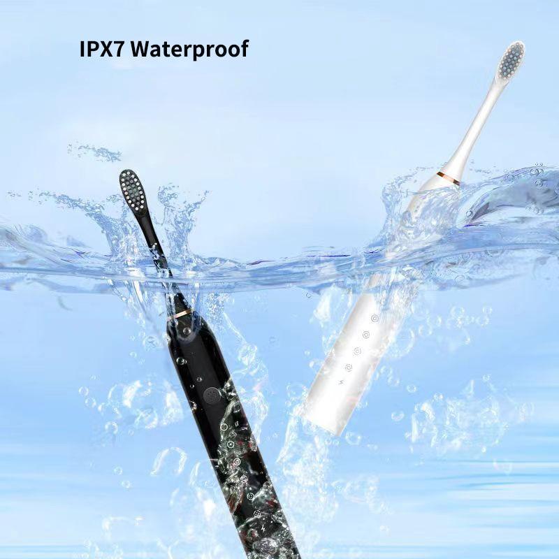 Newest Ultrasonic Electric Toothbrush Rechargeable USB with Base - VirtuousWares:Global